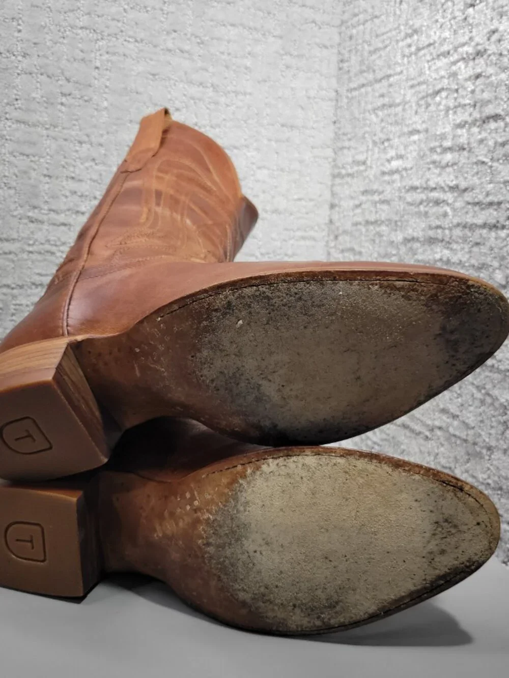Tecovas The Cartwright Men's Size US 10.5D Scotch Goat Pull-On Western Boots.